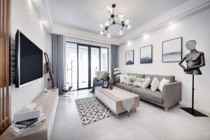 渭南阔达装饰-法苑小区140平米三居室现代简约风格装修效果图