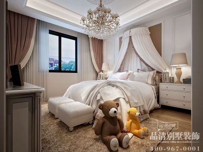 金丰观湖铂庭400平别墅装修案例