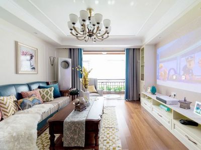 南大和园美式风格120平米三居室装修案例