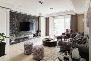 【赣州新房装修】薪领秀二期121平米新古典风格四居室装修案例