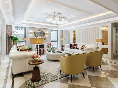 阳光聚宝山庄现代风格164平米三居室装修案例