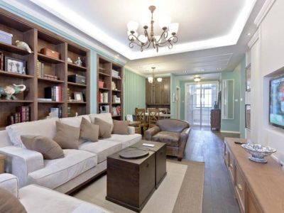 旭辉江山和鸣96平米三居室简约风格案例