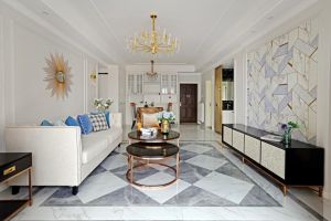 渭南峰光无限装饰-通达臻品127平米三居室现代北欧风格效果图