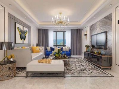 中庚香海金鼎欧式风格装修案例