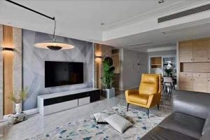 渭南峰光无限装饰-上上国风2期·东府137平米现代简约风格效果图