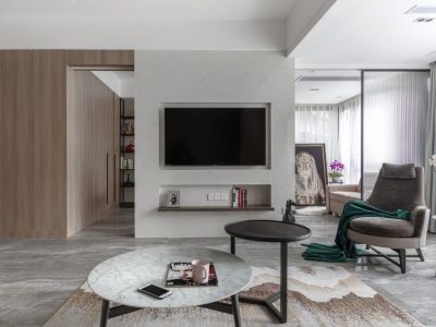 冰河时代广场138㎡现代三居室装修效果图