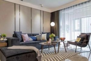 【长春业之峰装饰公司】100平米现代中式风格小三房 休闲设计适合年轻人居住