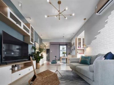 印象城现代风格120平米三居室