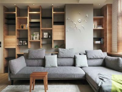 碧桂园公园印象193平米复式新中式风格装修案例