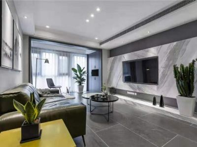 国奥金帝95平米现代风格装修案例