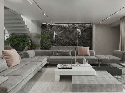 永和璞玉现代风格380平米装修案例别墅