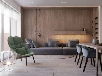 灞桥区颐合园132平米复式现代风格