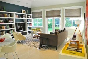 【十堰艺峰装饰】客厅和书房的位置在一起 需要怎么设计？