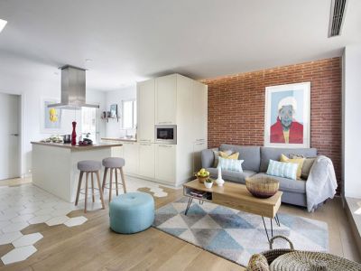 金色里程82平米地中海风格装修效果图案例