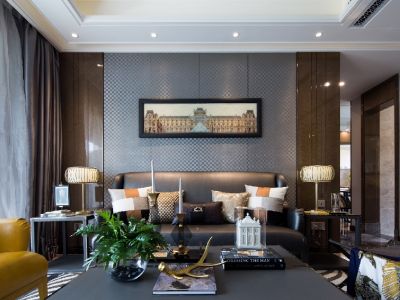 春天花园现代风格78平米二居室装修案例