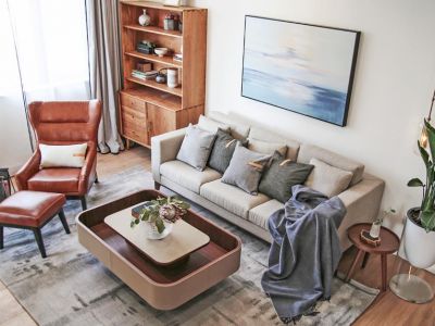 半山中庭116㎡现代装修效果图