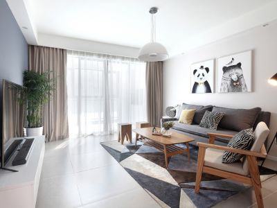 复兴南苑二居82平日式风格装修案例