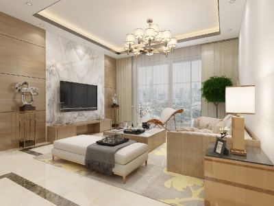 中海悦公馆现代风格装修案例