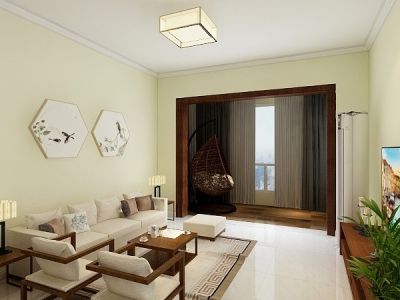 中海悦公馆新古典风格装修案例