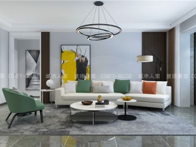 怡佳天一城158平米现代简约风格装修设计