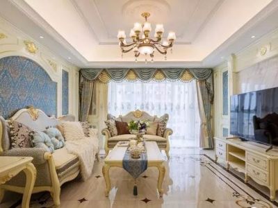 华远枫悦欧式风格180平米三居室装修案例