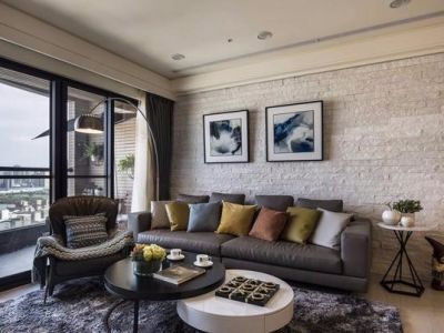 兴苑小区现代风格140平米三居室装修案例