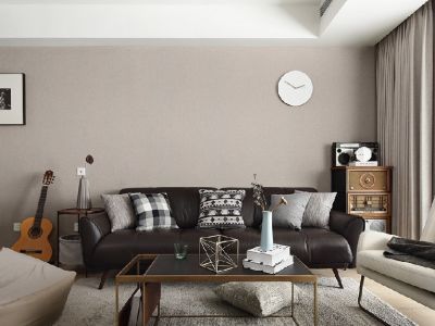 耀高小区82平二居室现代简约风格装修案例