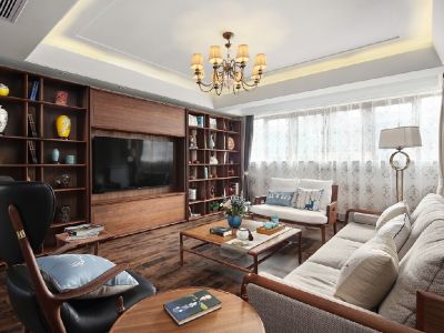 玲珑翠谷美式风格装修案例