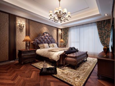 新城璞樾和山别墅欧式古典风格装修案例