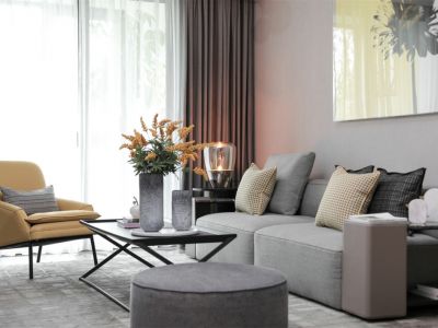 水天花园二居82平简约风格装修案例