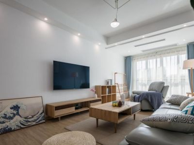 中海紫御江山二居87平简约风格装修案例