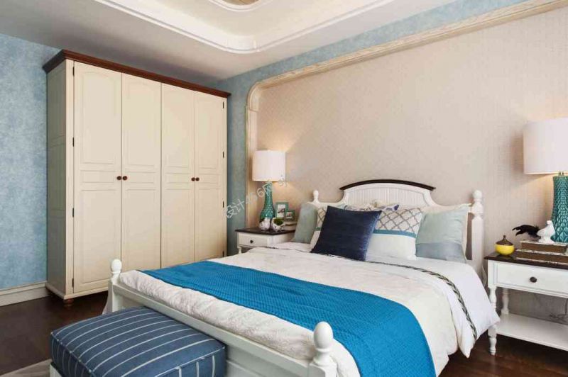 三居116平地中海风格卧室家装图