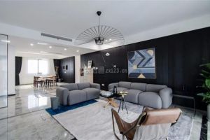 【西港装饰】重庆国盛园墅现代风格165平米装修效果图案例