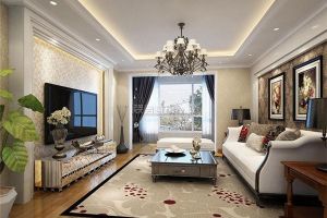 【中山信鸿装饰】中山汇星豪庭欧式风格110平米装修效果图案例