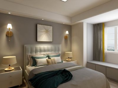 上秦淮人才公寓现代风格装修案例