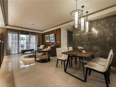 红树湾120平米现代风格装修案例