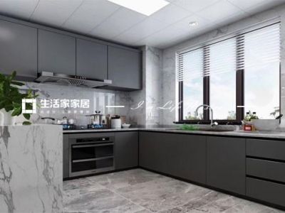 康桥悦蓉园北欧风格三居室装修案例