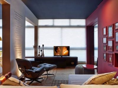 香悦府混搭风格78平米两居室装修案例