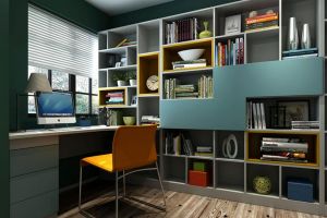 【青岛宜家装饰】书房装修风格及效果图 享受惬意生活