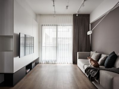 万科朗润园三居102平简约风格装修案例