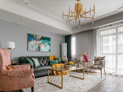 江湾城美式风格装修案例