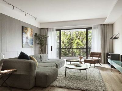 蓝润十年城现代简约风格装修案例