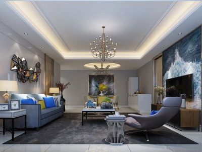 莲湖广场现代简约风格装修案例