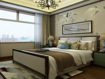 江湾城中式风格装修案例