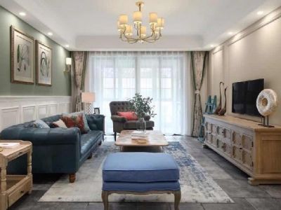 世园悦府北欧风格80平米二居室装修案例