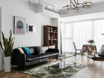 万科公园大道北欧风格三居室装修案例