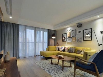 创智国际119平米简约风格装修案例