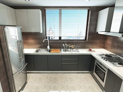 甘肃建投地产百郦湾 85平米简约风格装修案例