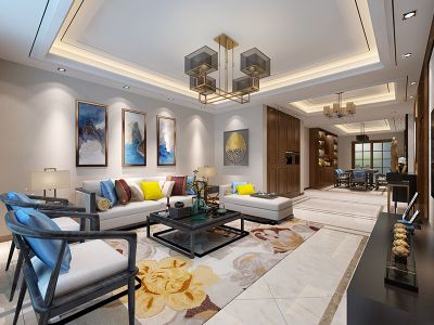 九岛梦都城新古典风格装修案例