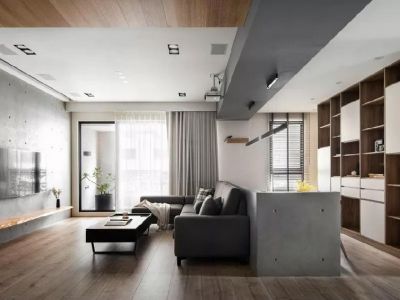 半岛一品城现代风格67平米二居室装修效果图案例